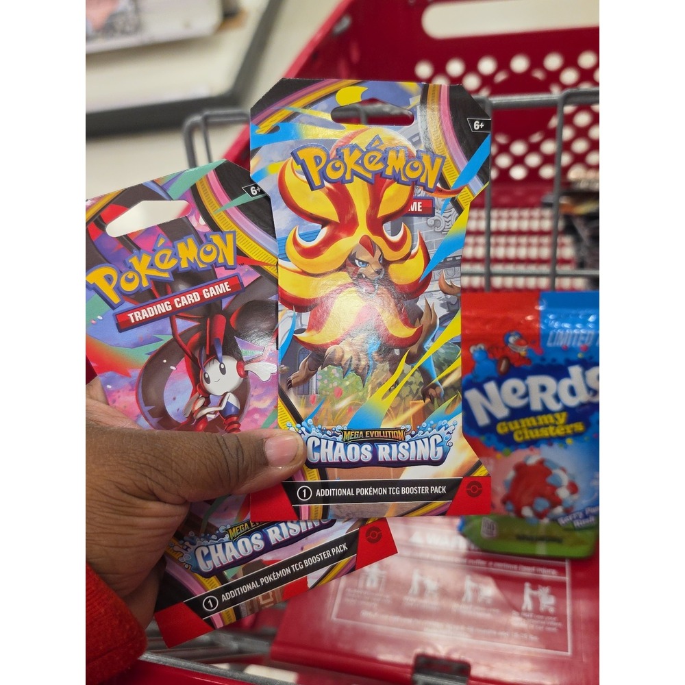 Pokémon TCG Chaos Rising Mega Evolution Booster Pack Factory Sealed  -4 Packs - Picture 10 of 11